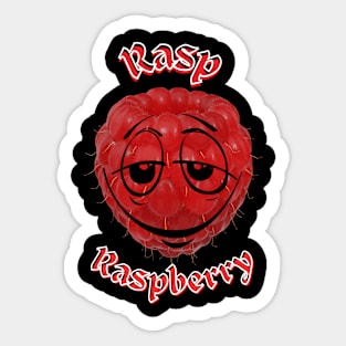 Raspberry Sticker